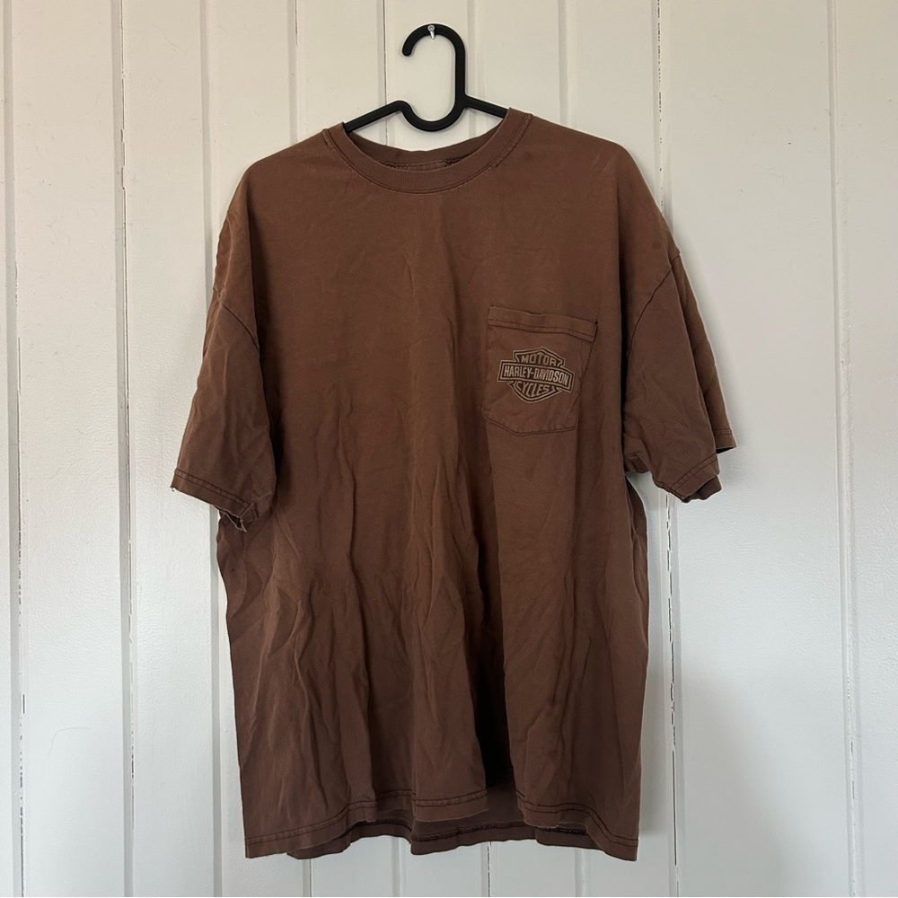 Harley-Davidson Brown Short Sleeve Tee